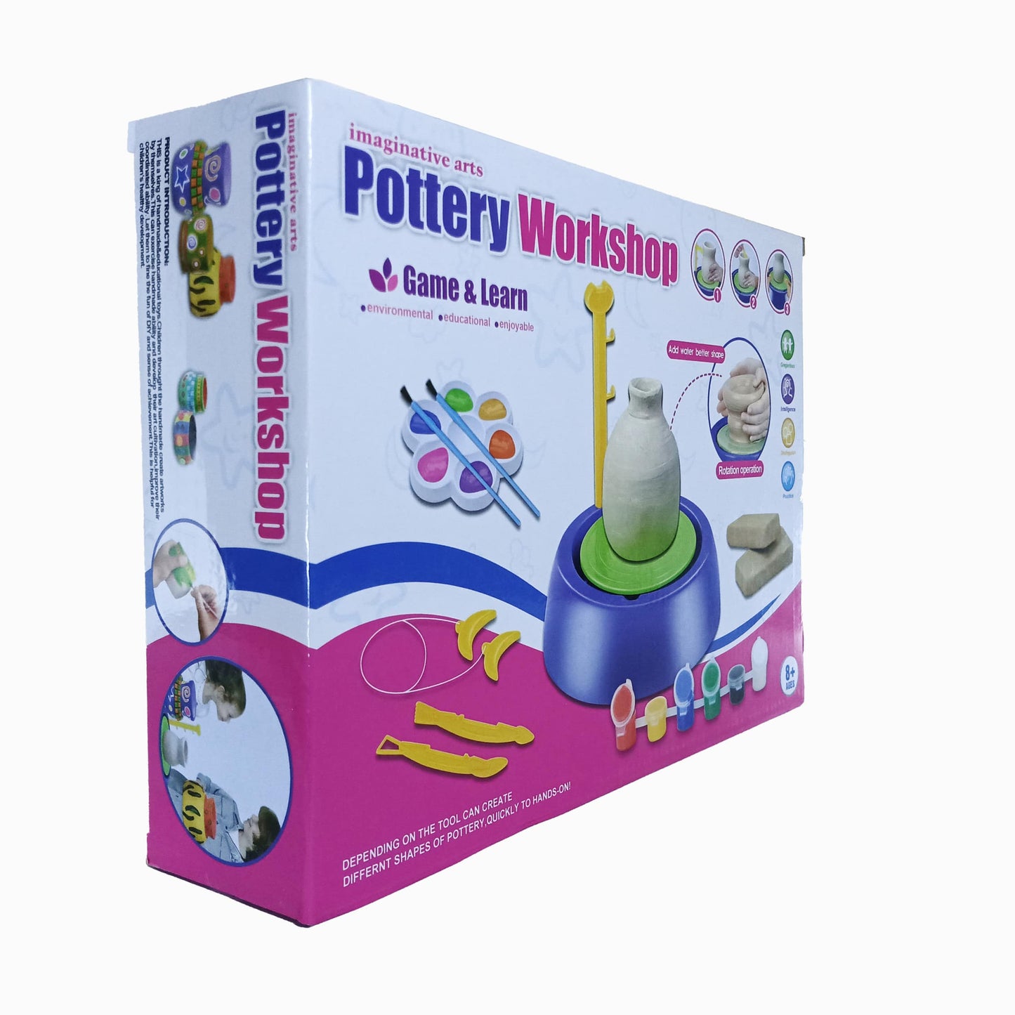 Creative Clay Craft – Pottery Wheel Kit for Young Artists