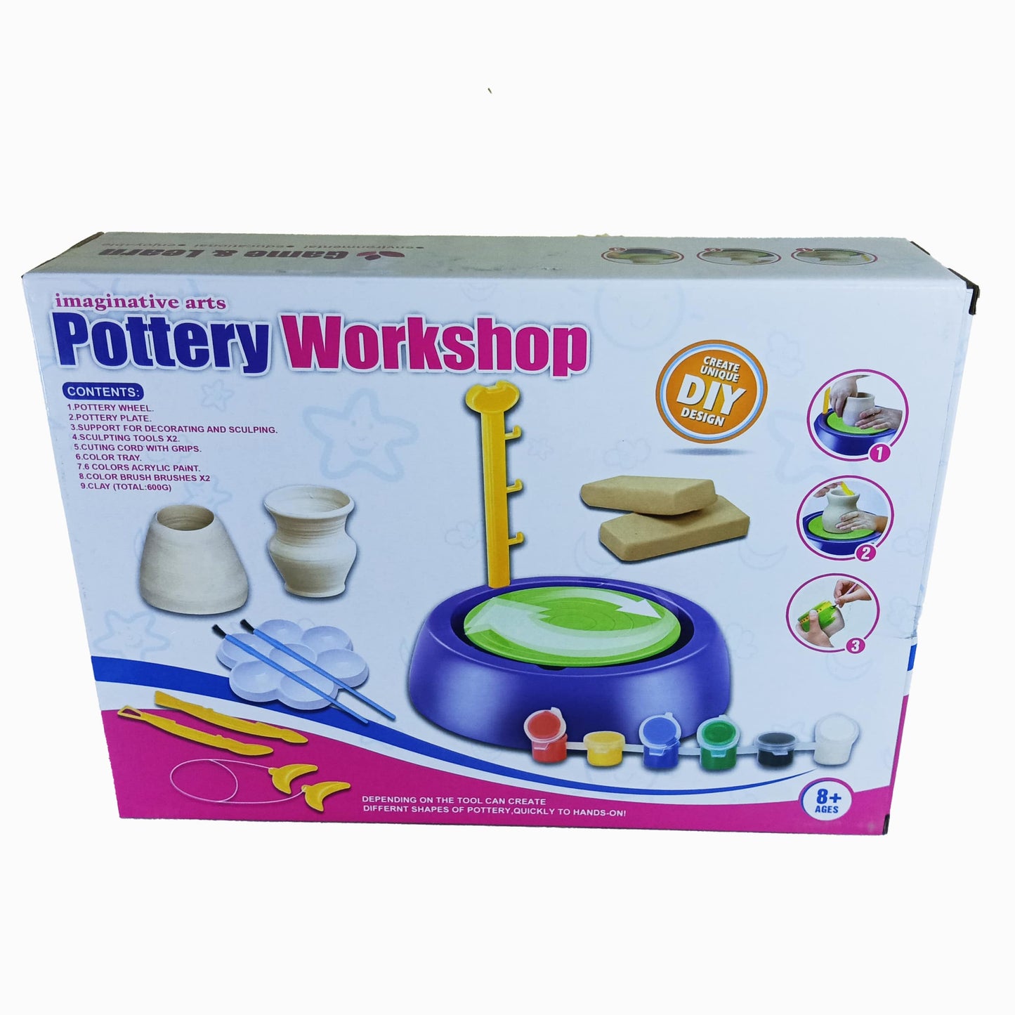 Creative Clay Craft – Pottery Wheel Kit for Young Artists