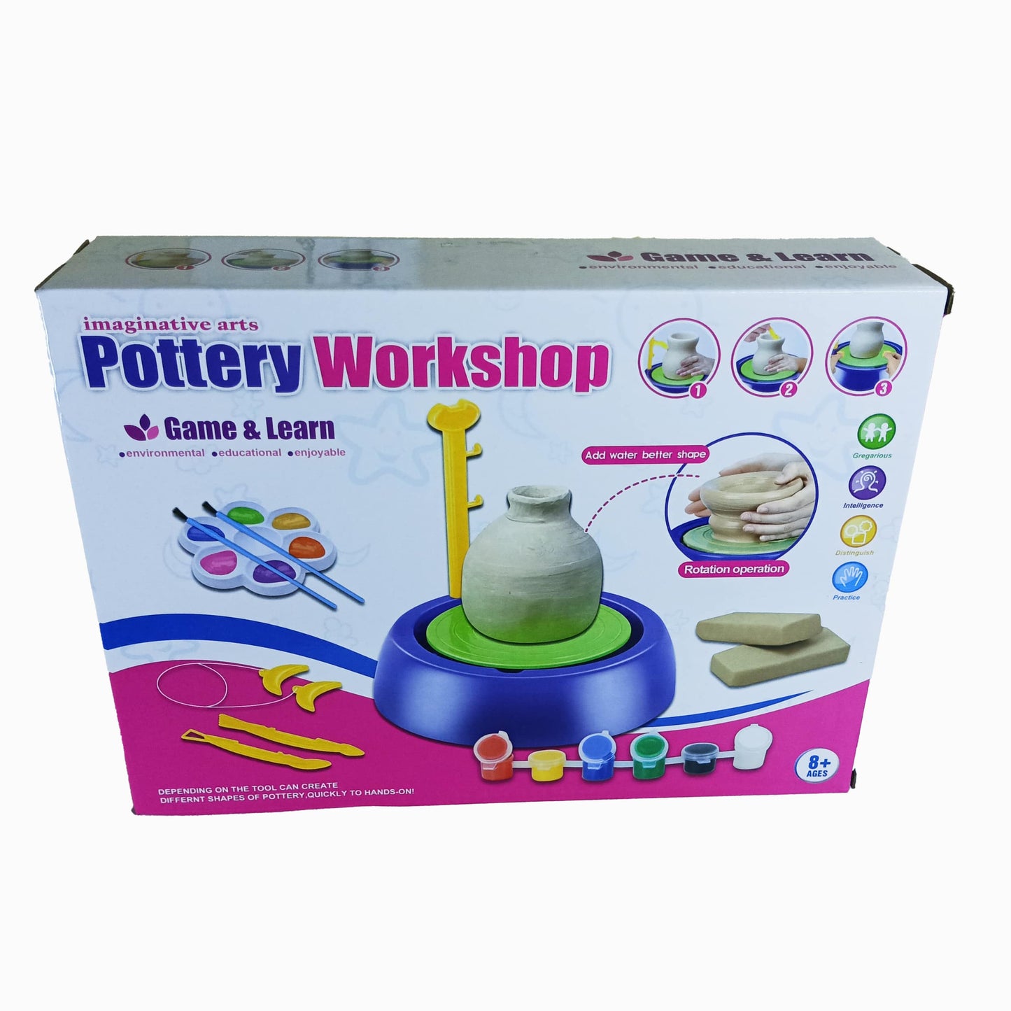 Creative Clay Craft – Pottery Wheel Kit for Young Artists
