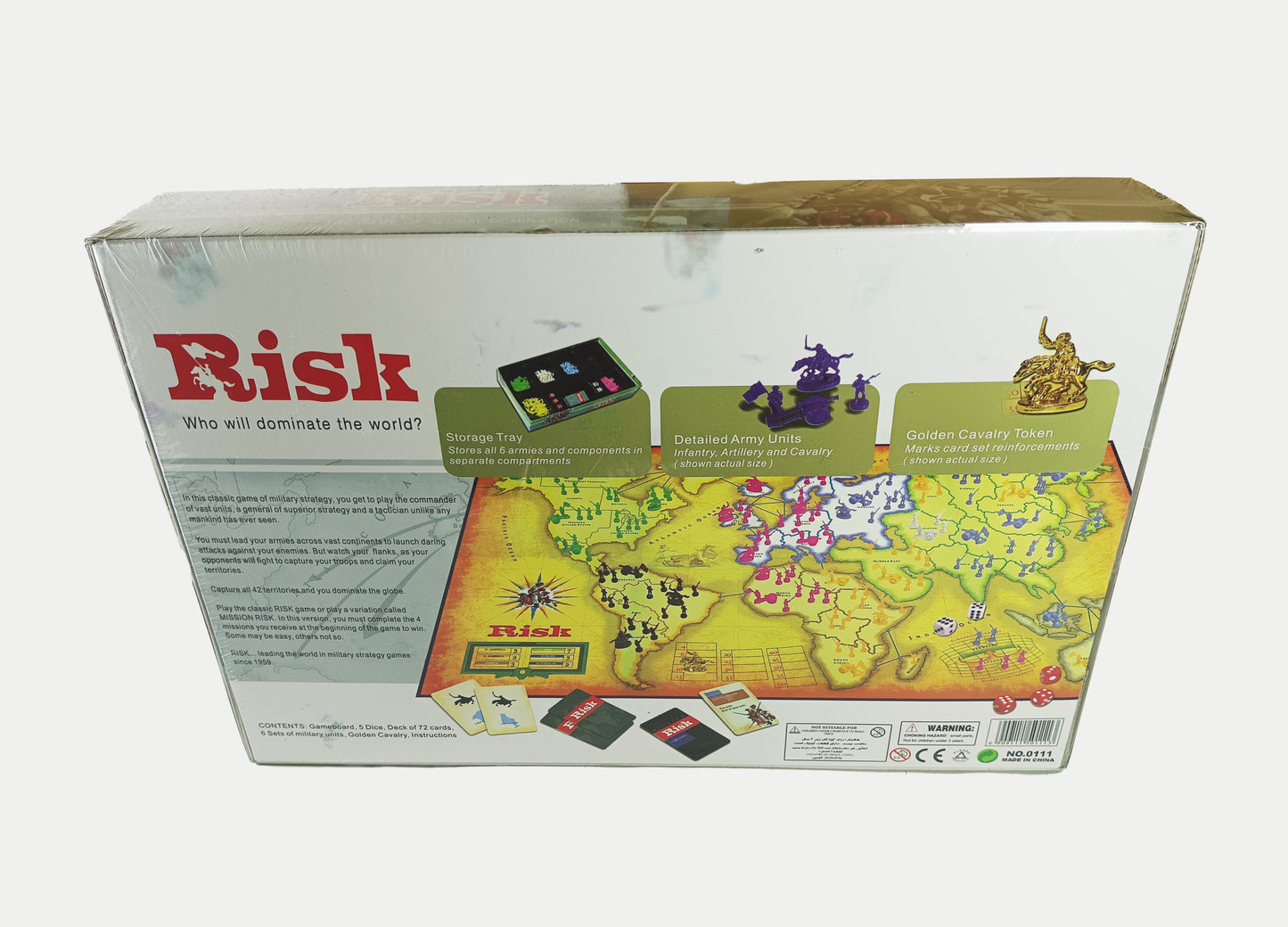 Risk Board Game – The Ultimate Strategy Game for Global Domination | Classic Military Tactical Challenge