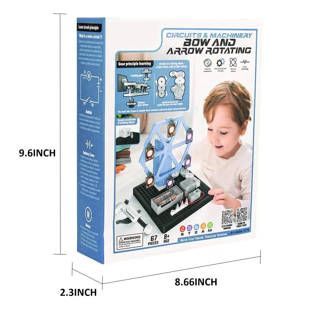 STEM Circuits & Machinery 3D Rotating Scientific Experiment Kit