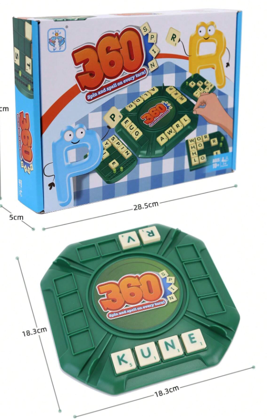 360 Spin & Spell Game