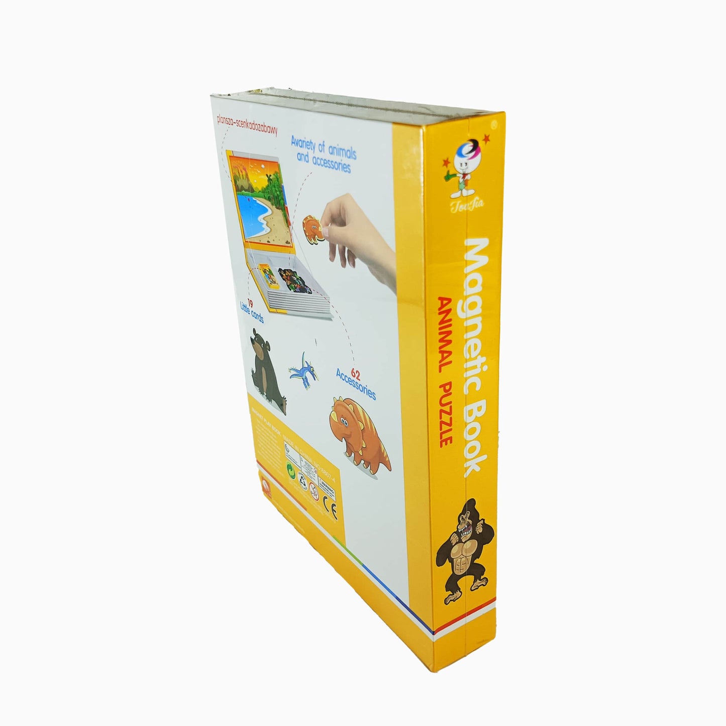 Educational Magnetic Animal Magnetic Puzzle Book for Kids