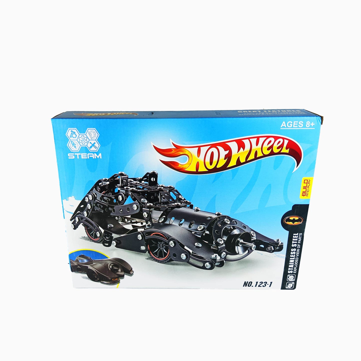 Hot Wheel STEAM Batmobile Mechano Kit: Mechanical Engineering Series
