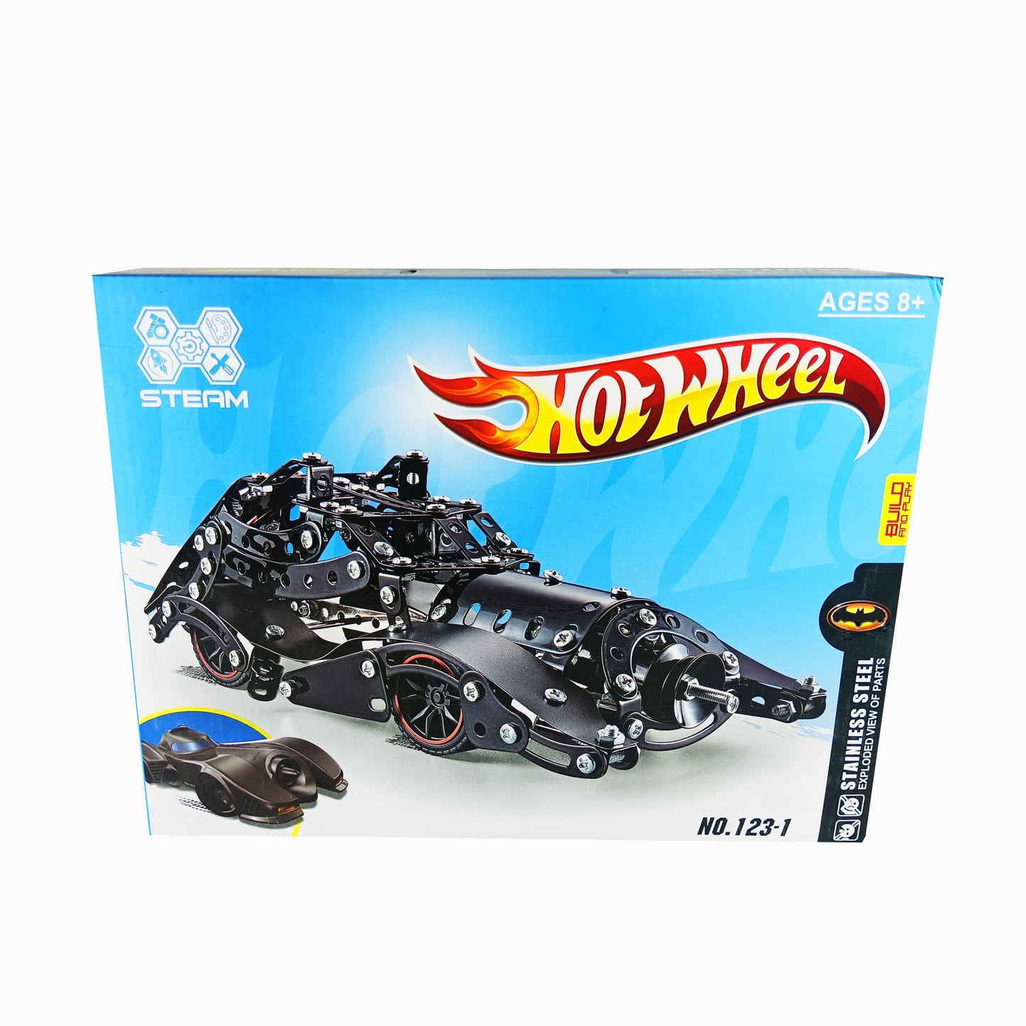 Hot Wheel STEAM Batmobile Mechano Kit: Mechanical Engineering Series