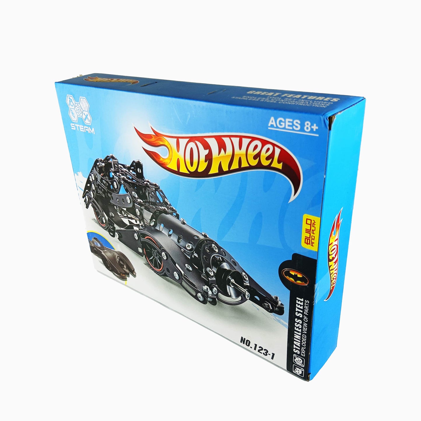 Hot Wheel STEAM Batmobile Mechano Kit: Mechanical Engineering Series