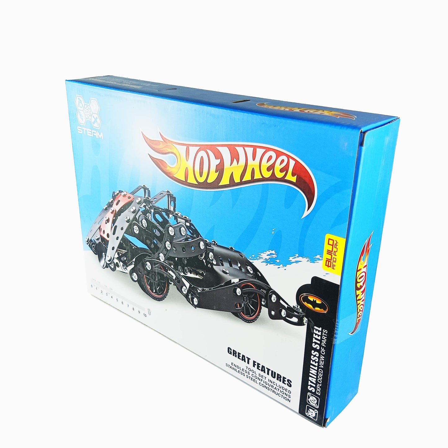Hot Wheel STEAM Batmobile Mechano Kit: Mechanical Engineering Series