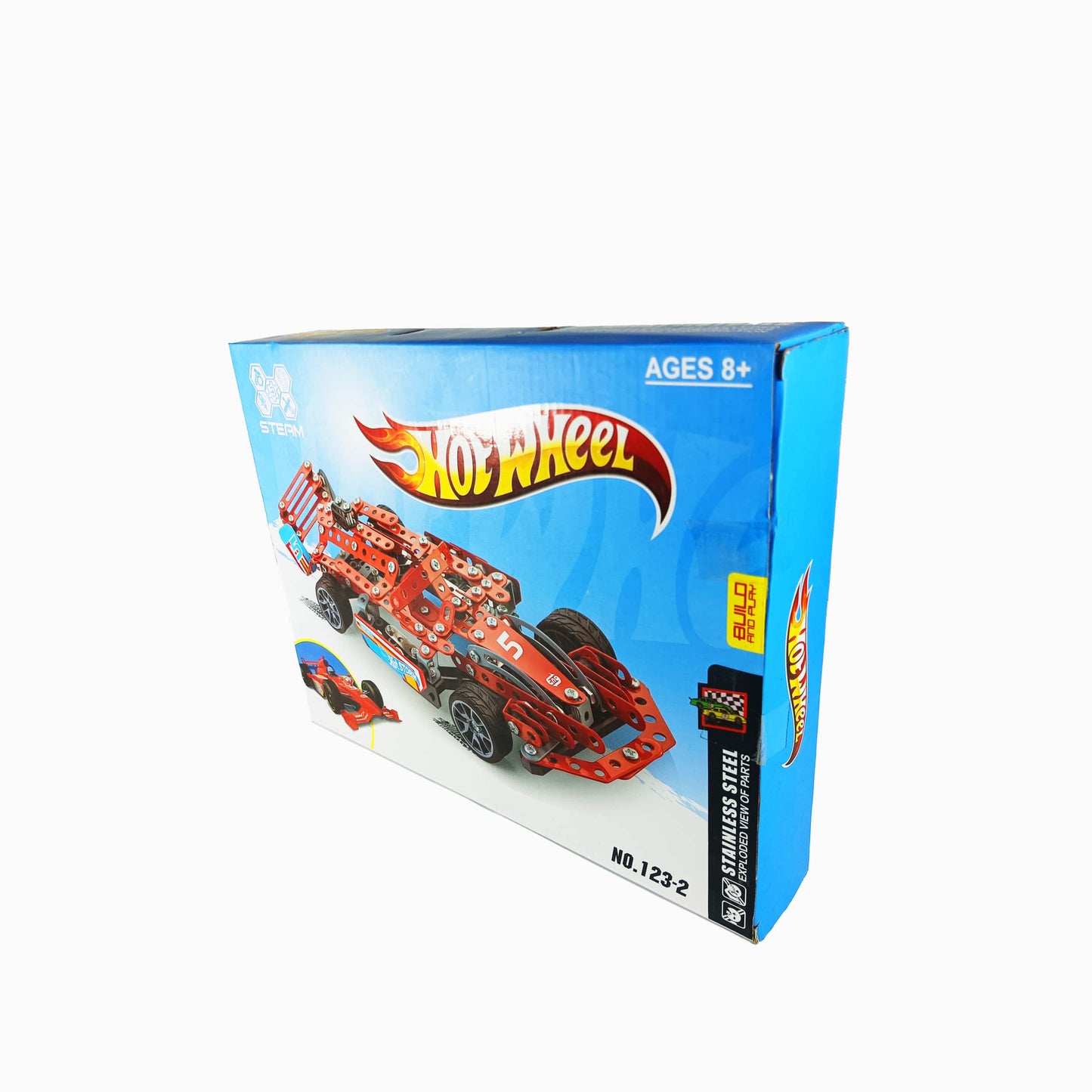 Hot Wheels Mechanical Metal Kit: Metal Race Car Building Kit