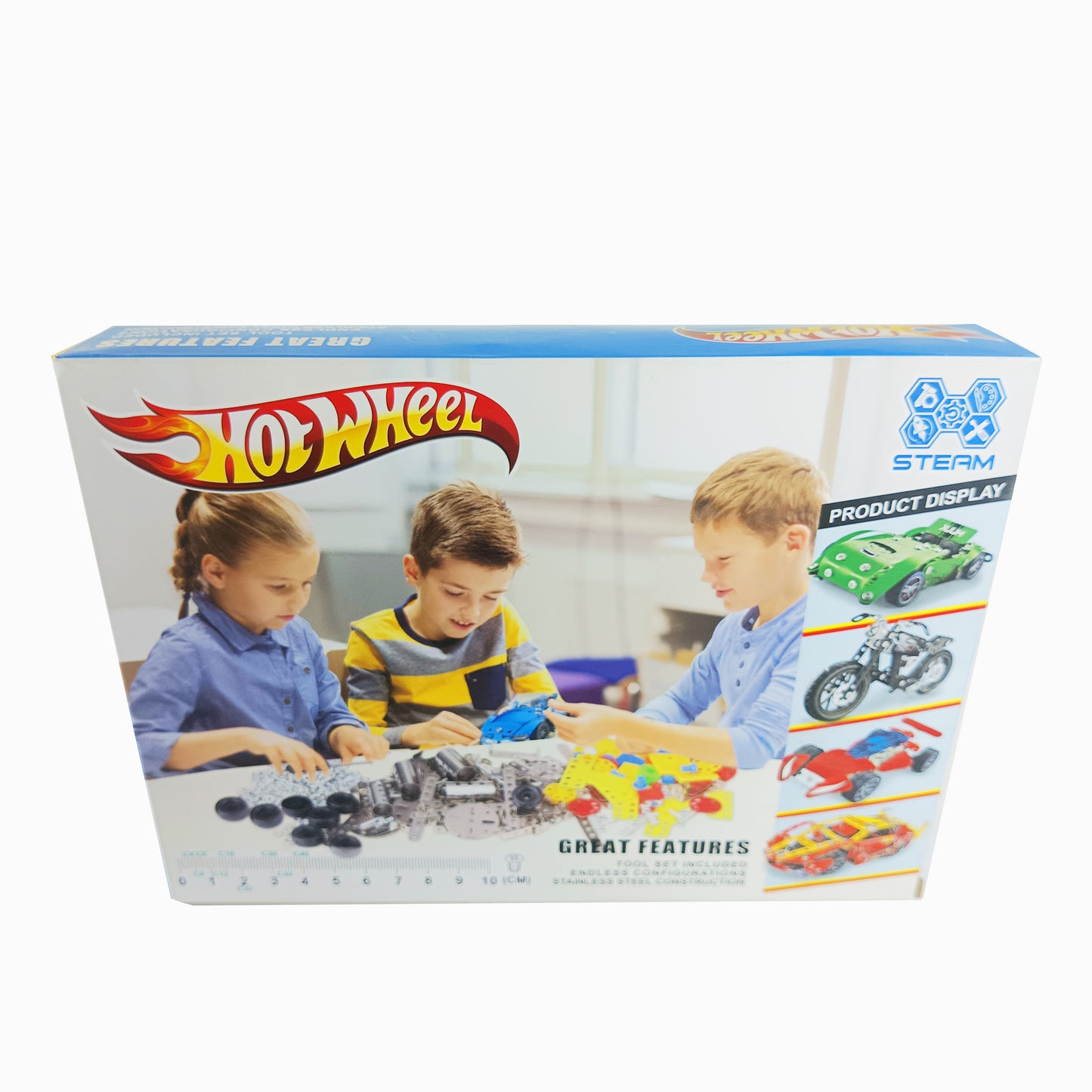Hot Wheels Mechanical Bike Construction , Metal Kit