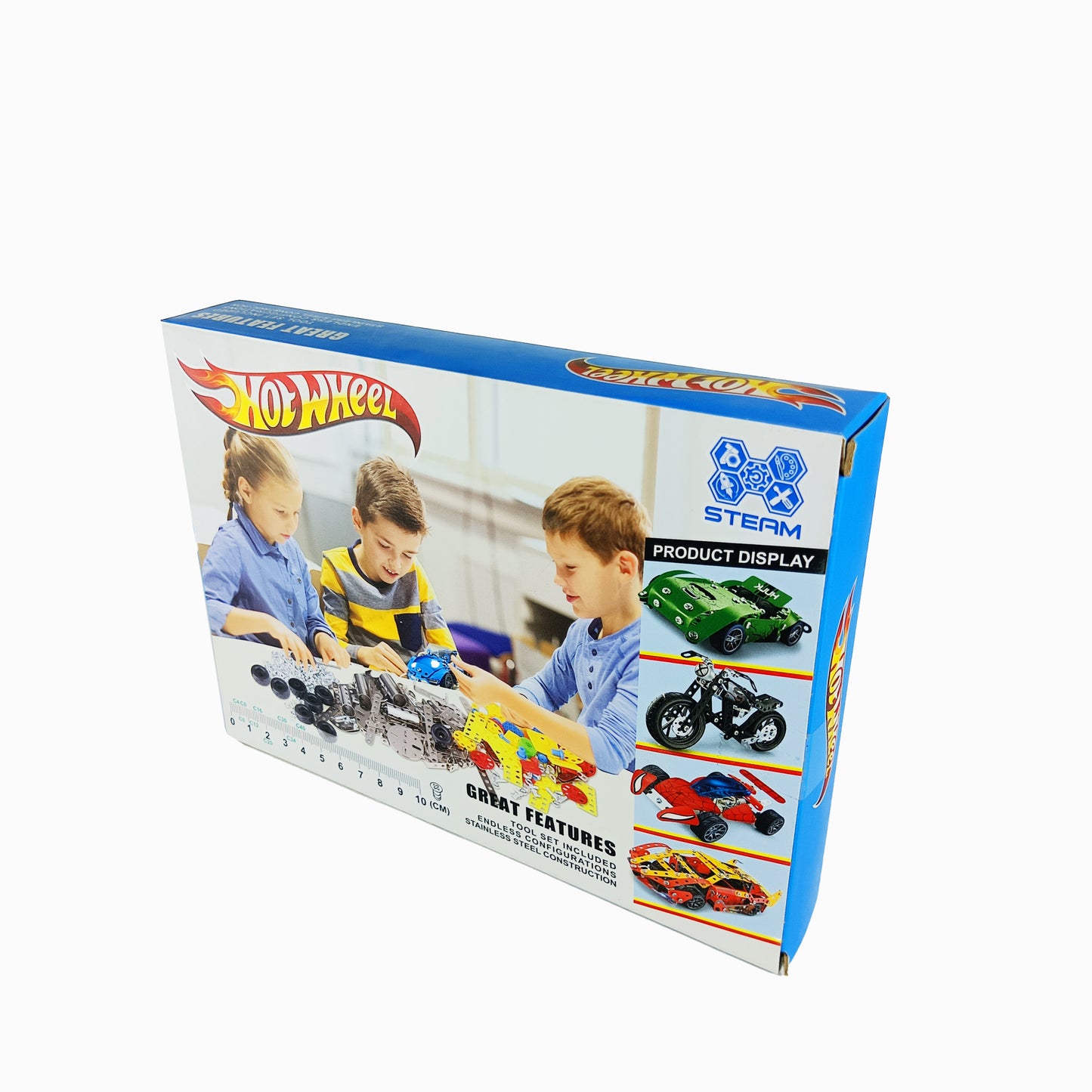 Hot Wheels Mechanical Bike Construction , Metal Kit