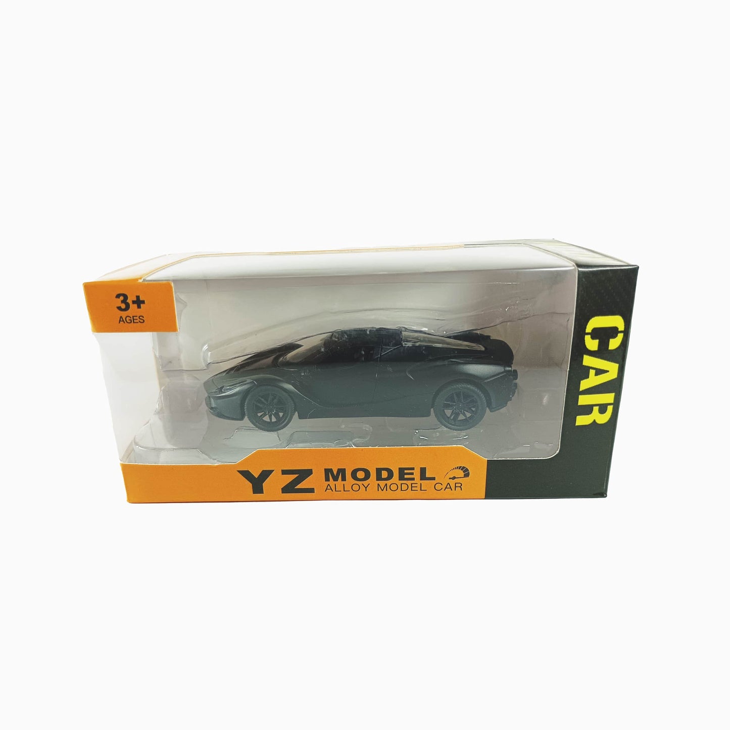 YZ Model Alloy Sports Car - Matte Black