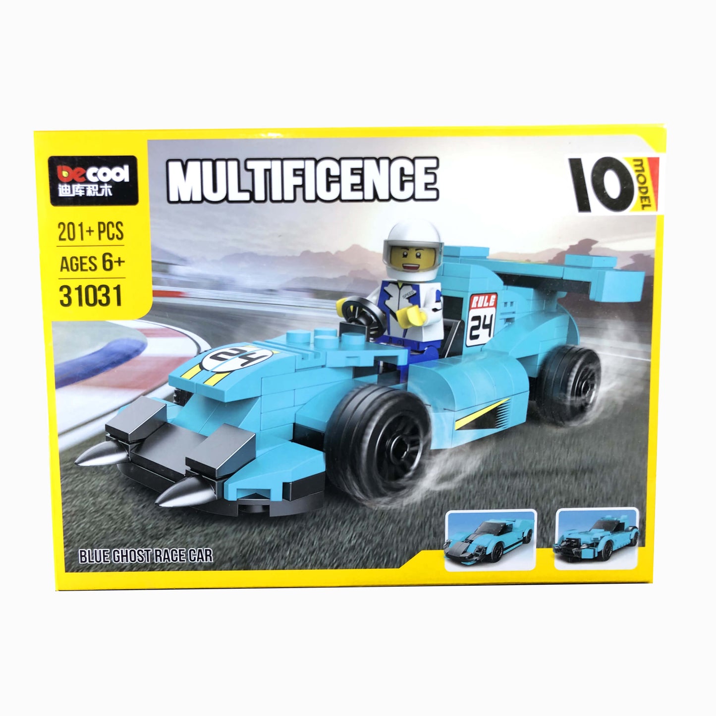 LEGO Multificence 10-in-1 Racing Vehicle Bricks and Building Set