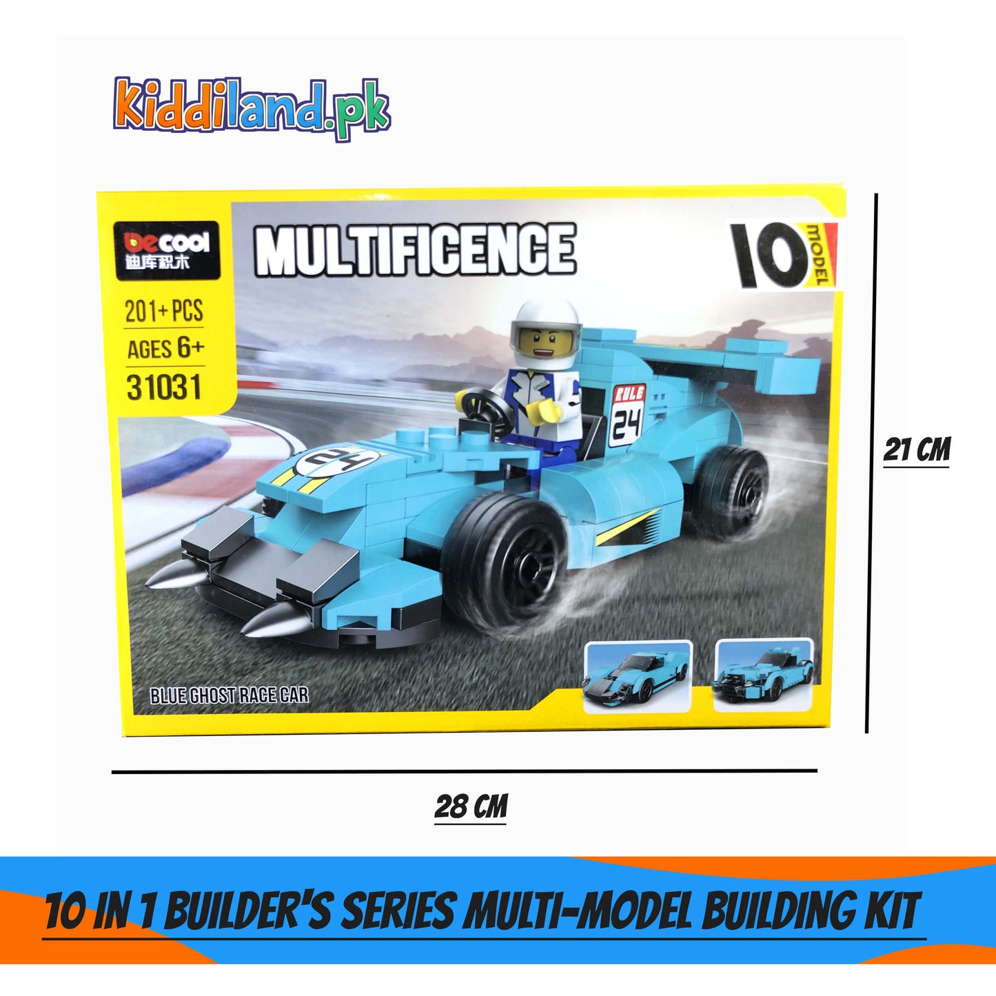 LEGO Multificence 10-in-1 Racing Vehicle Bricks and Building Set