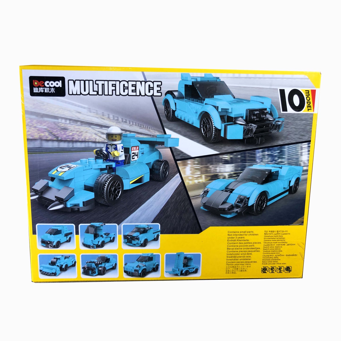 LEGO Multificence 10-in-1 Racing Vehicle Bricks and Building Set