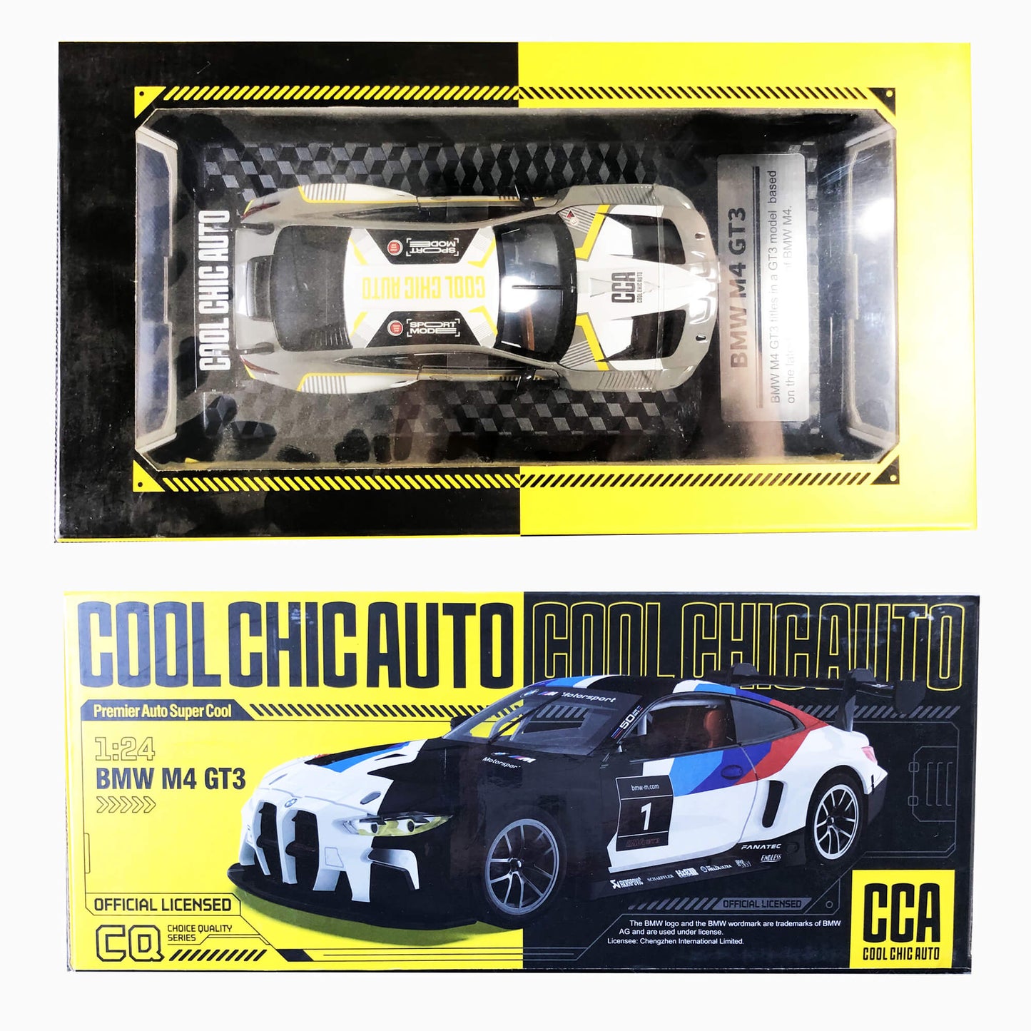 Official Licensed-Scale 1:24 BMW M4 GT3 Diecast Model
