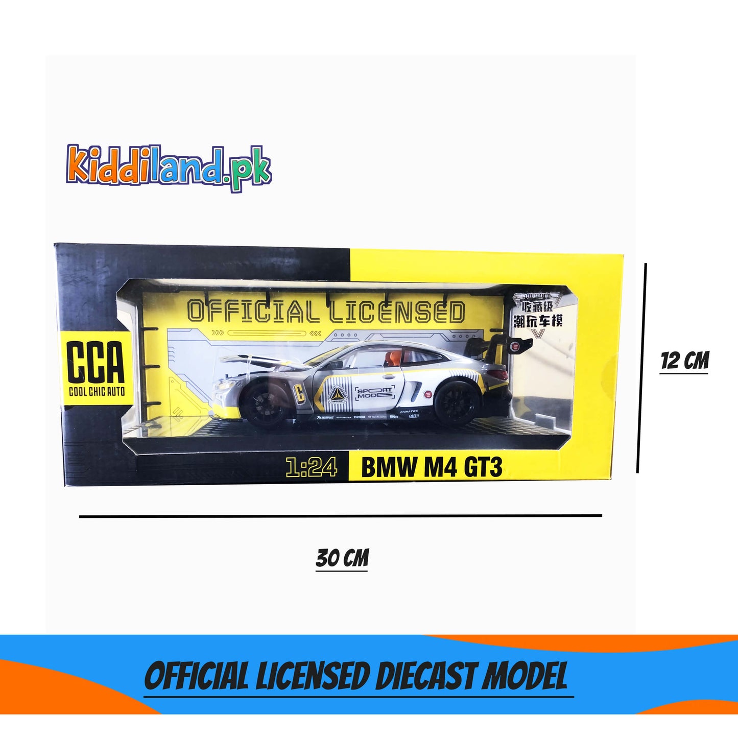 Official Licensed-Scale 1:24 BMW M4 GT3 Diecast Model