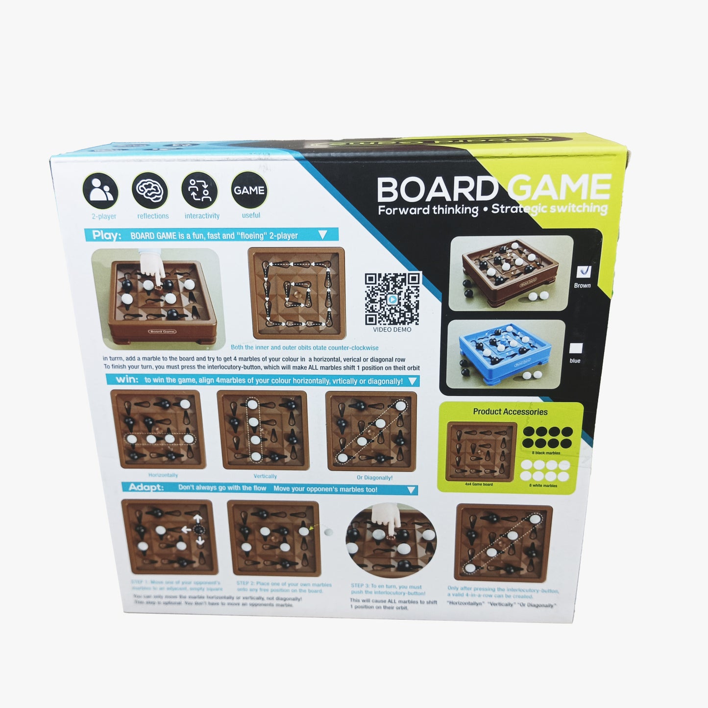 Marble Board Game | Fun 2-Player Challenge