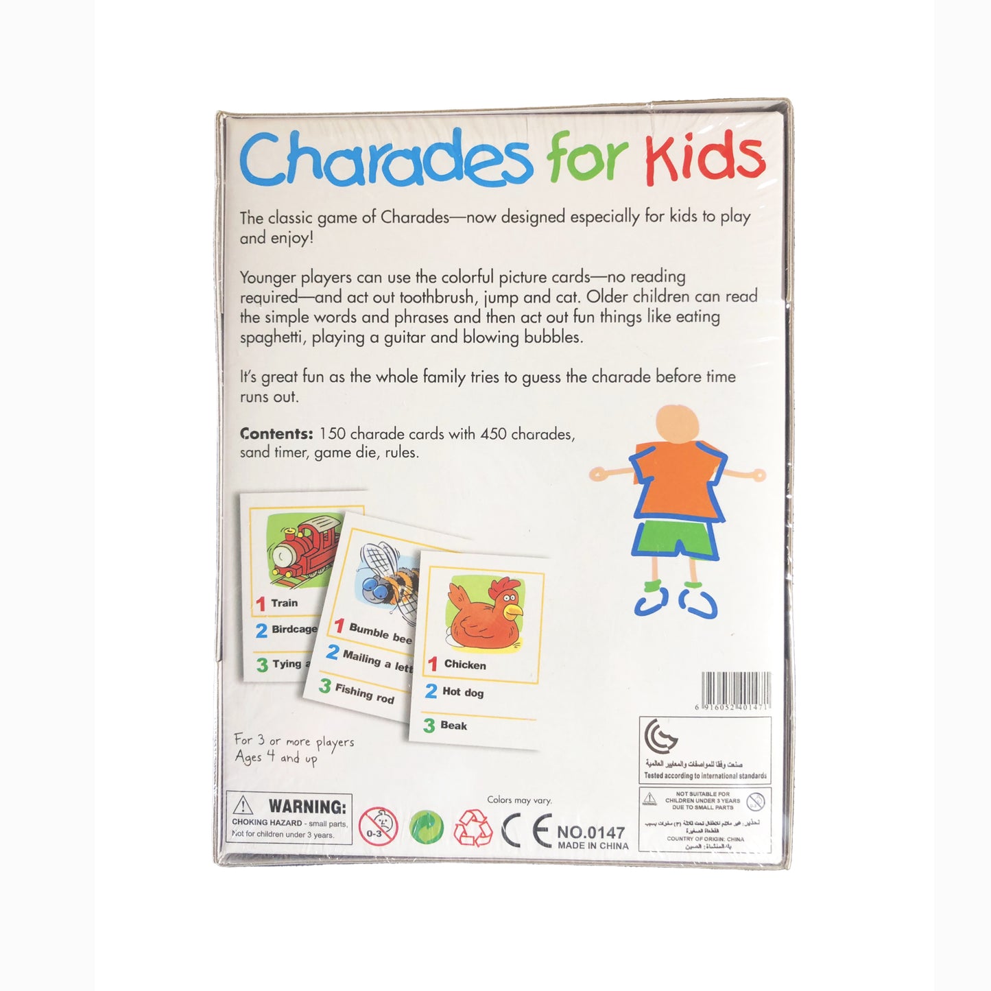 Charades for kids, Card Game