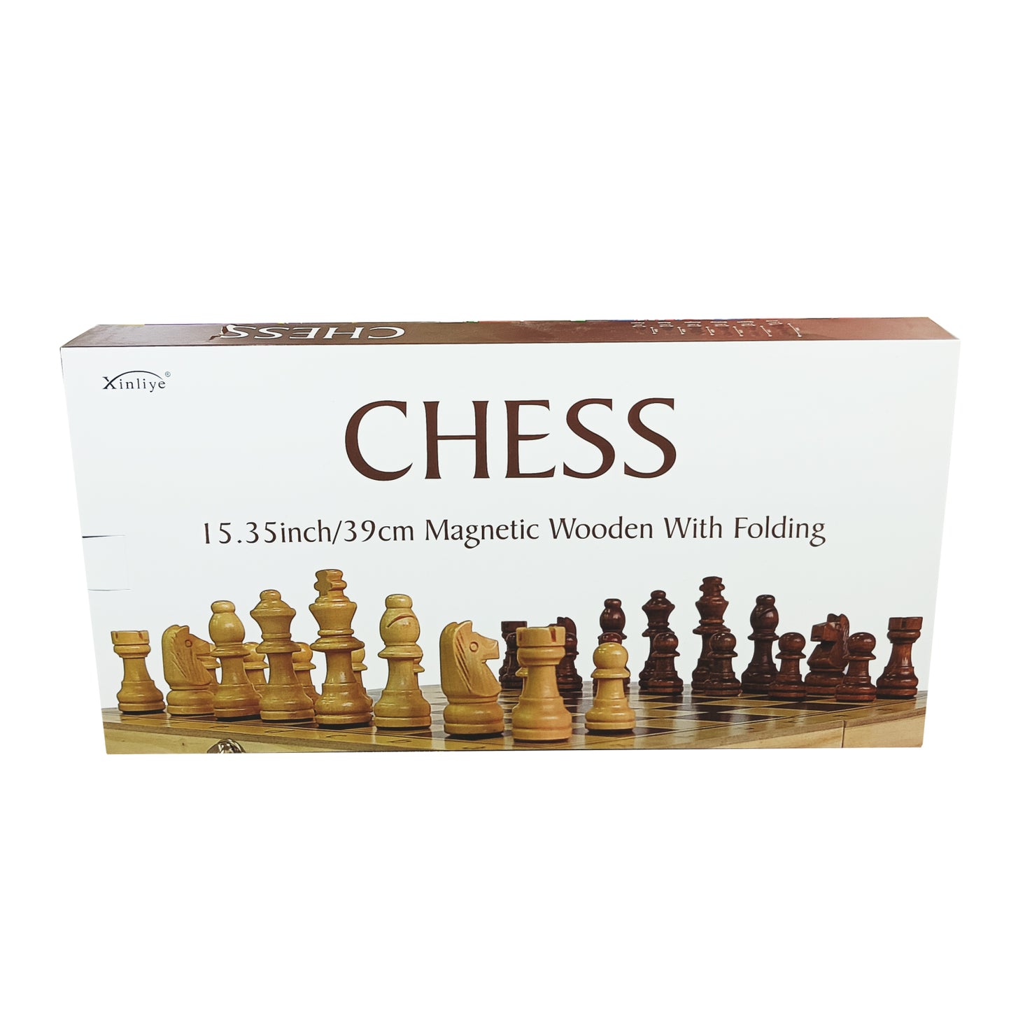 Premium 15.35” Magnetic Wooden Chess Set – Folding & High-Quality Design