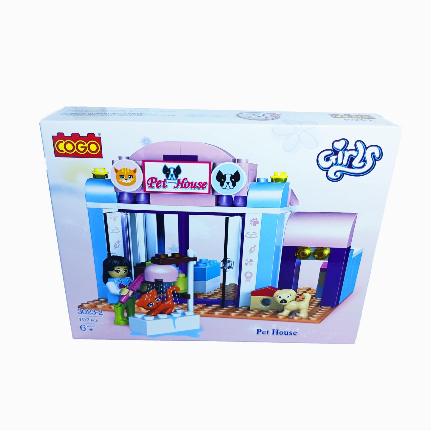 COGO Girls Series - Ultimate Town mini building blocks Playset