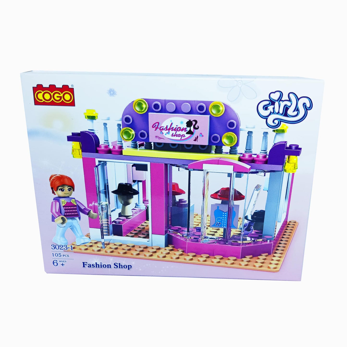 COGO Girls Series - Ultimate Town mini building blocks Playset