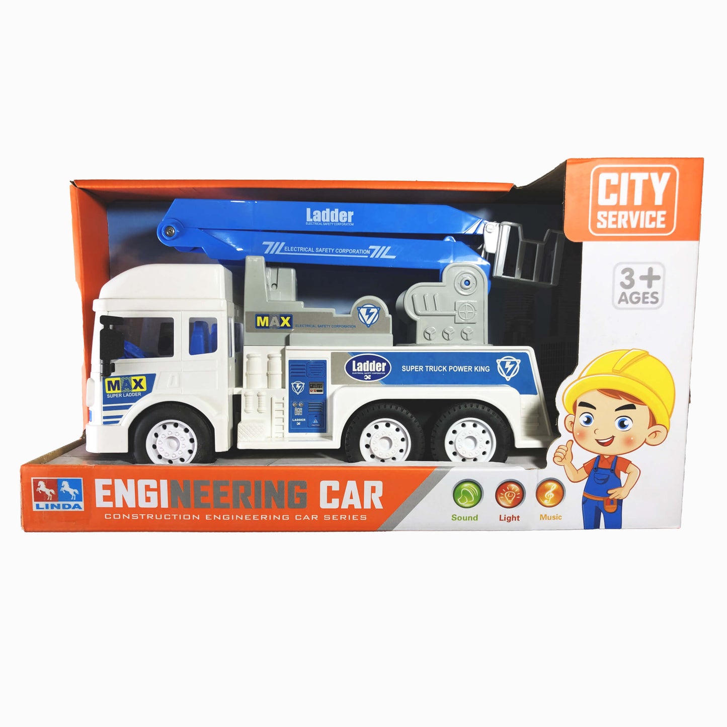City Service Electric Truck - Inertia-Powered Utility Vehicle