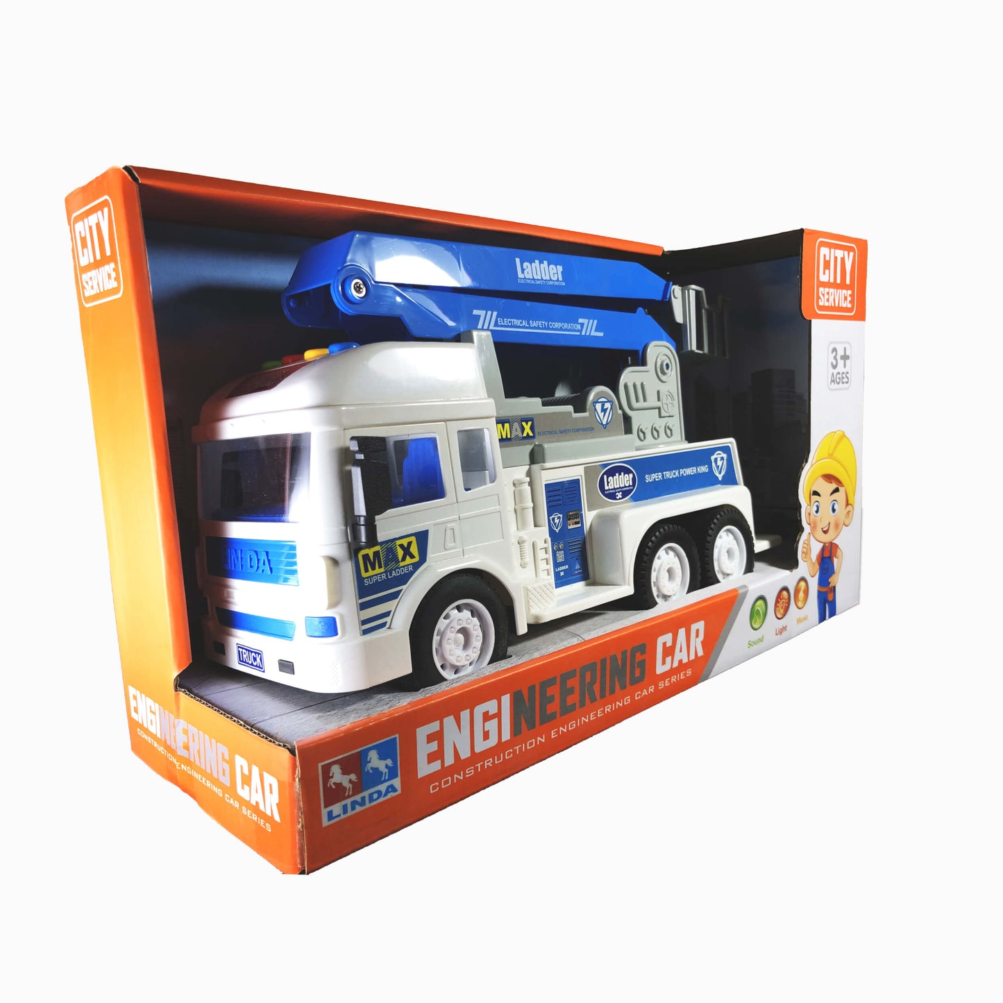 City Service Electric Truck - Inertia-Powered Utility Vehicle