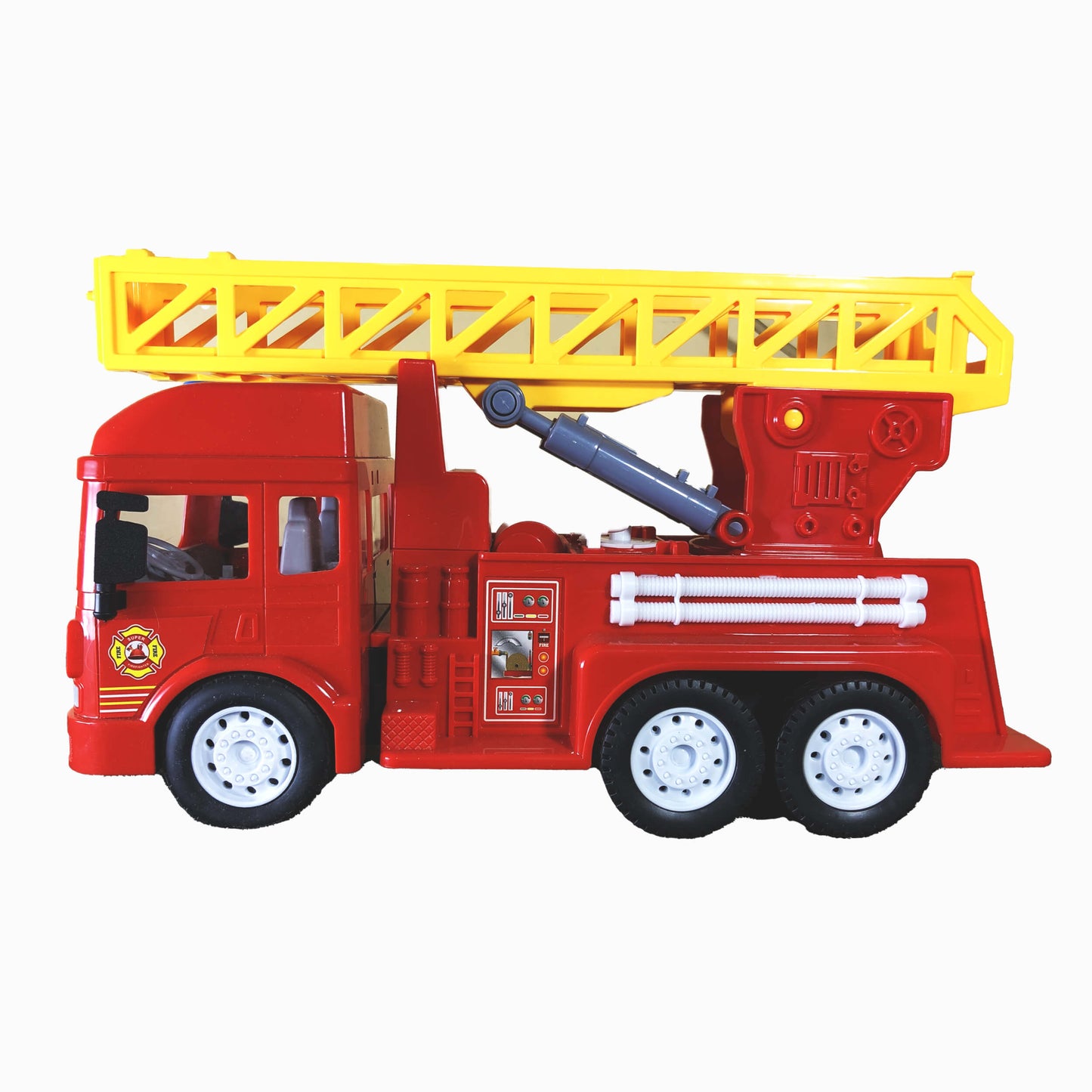 City Service Fire Rescue Truck - Inertia-Powered Toy