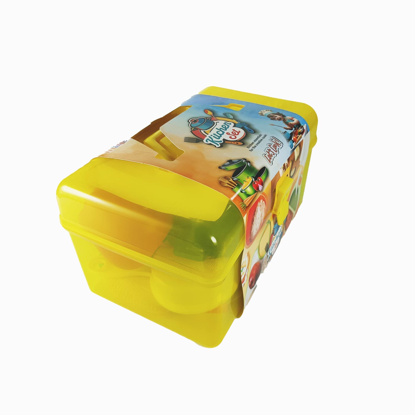Let's Cook! Children's Kitchen Play Set with Colorful Accessories