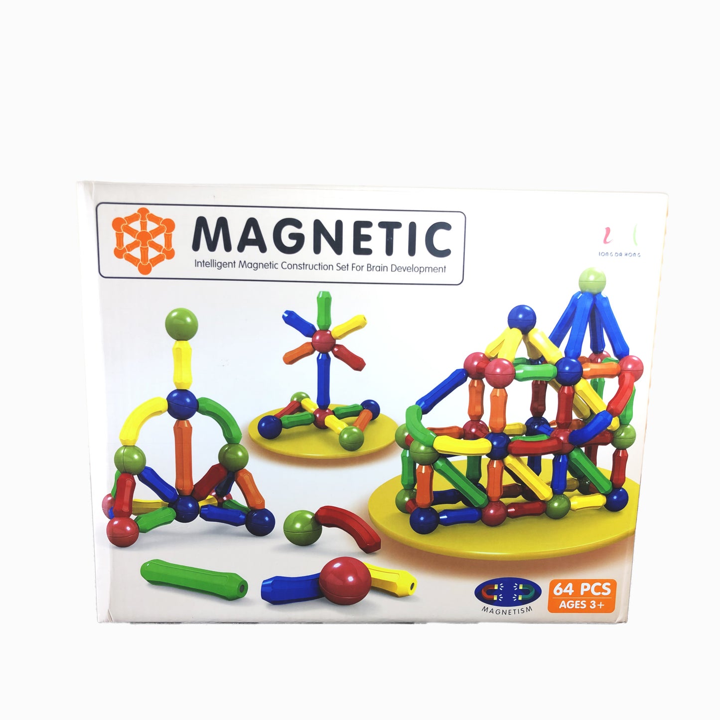 42, 64 pcs Magnetic Construction Kit