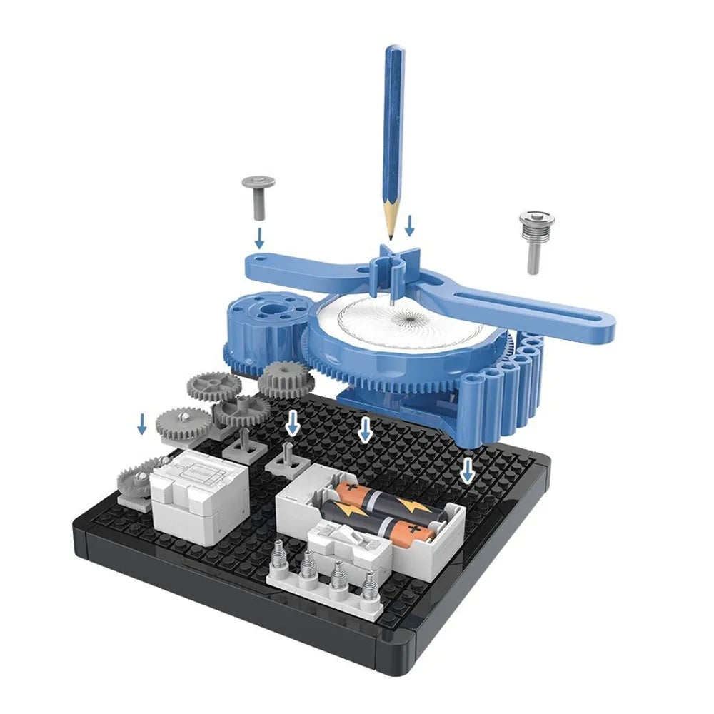 STEM Circuit & Machinery Variety Painting Instrument Diy Science Kit