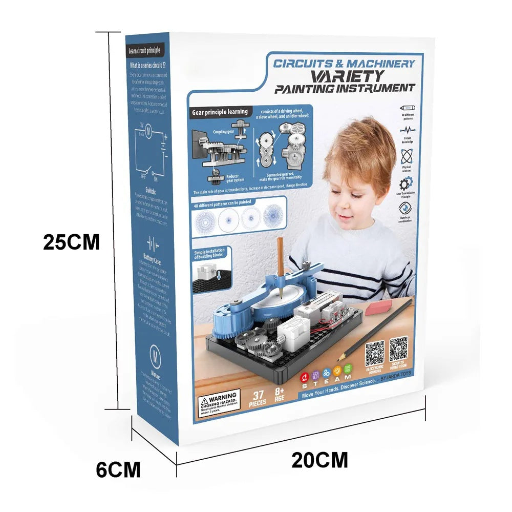 STEM Circuit & Machinery Variety Painting Instrument Diy Science Kit