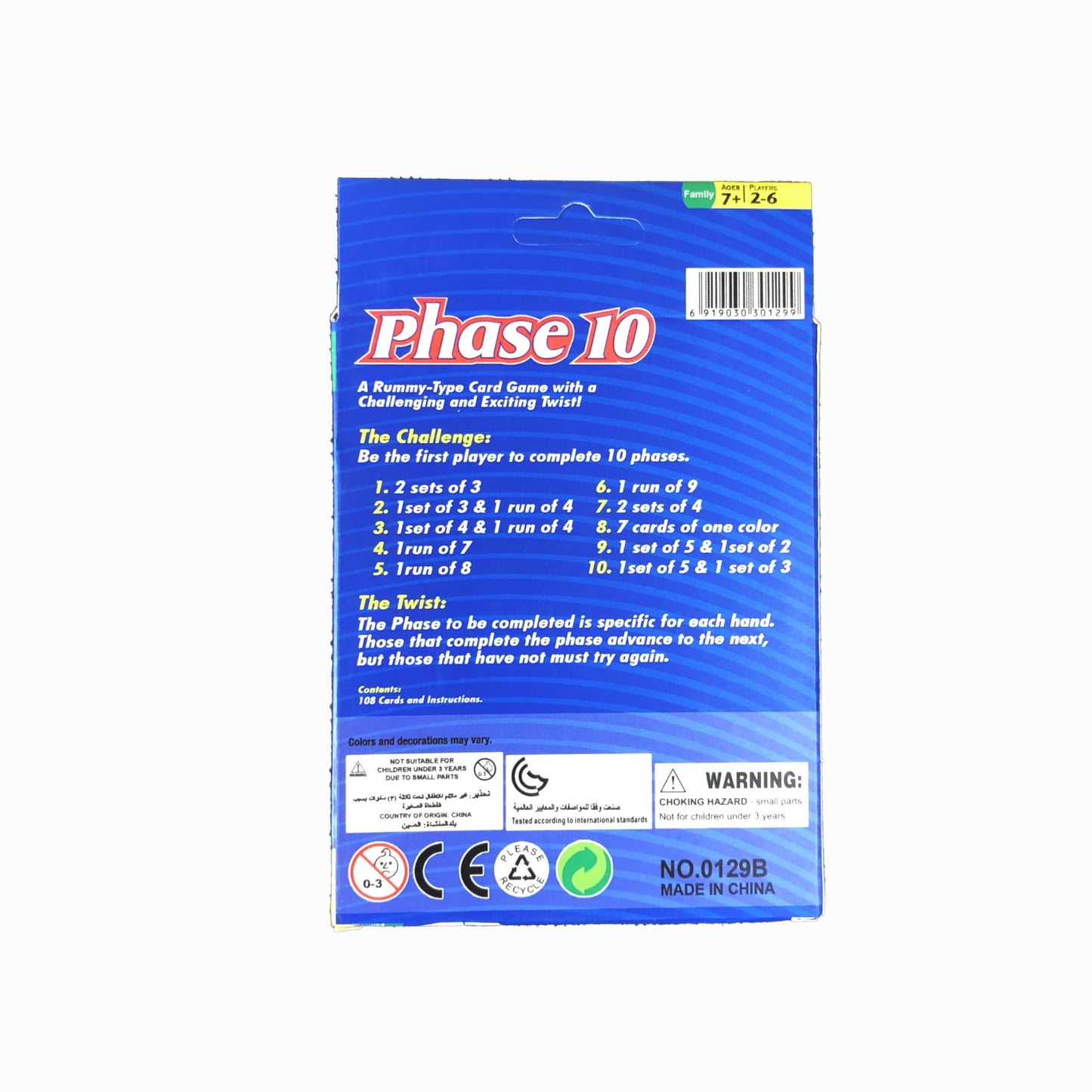 Phase 10 Card Game
