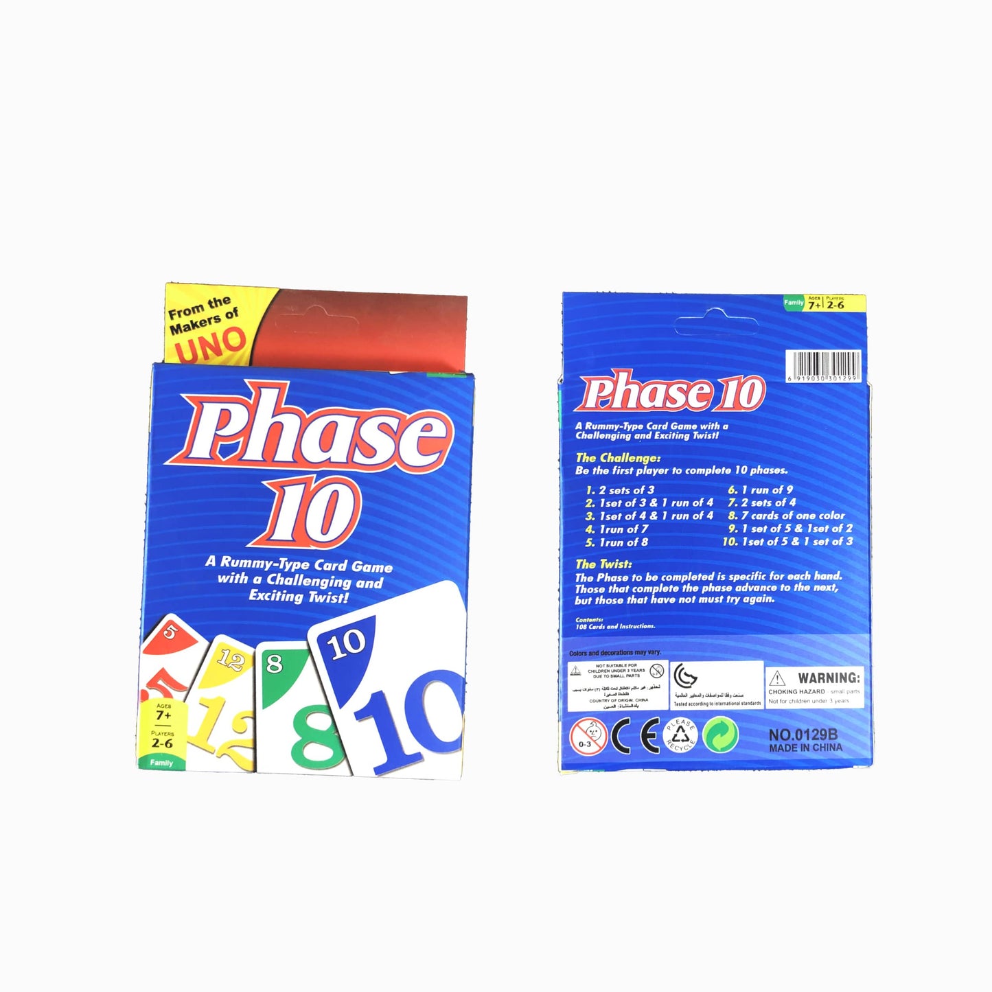 Phase 10 Card Game