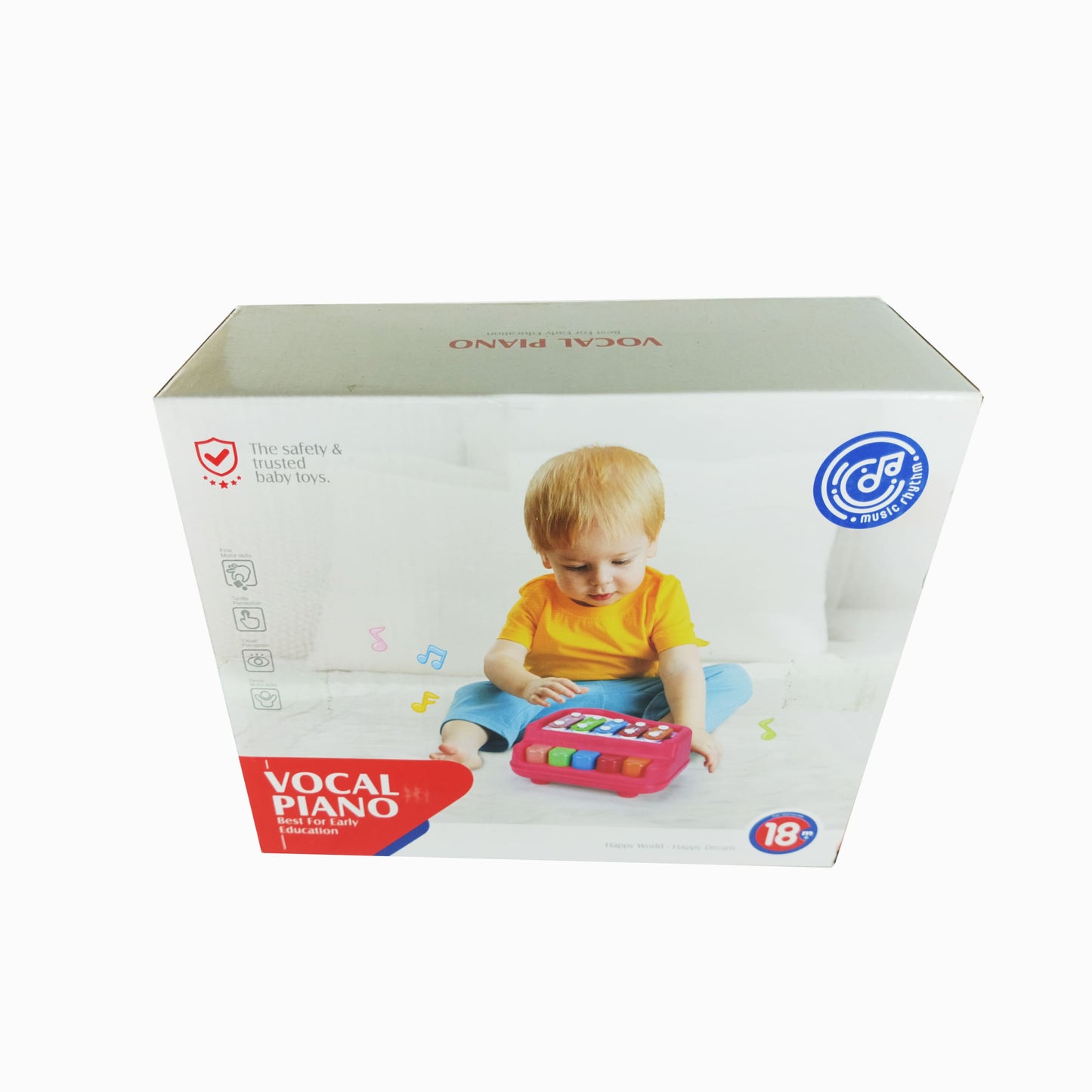 Huanger Vocal Piano & Xylophone Combination Toy for Toddlers
