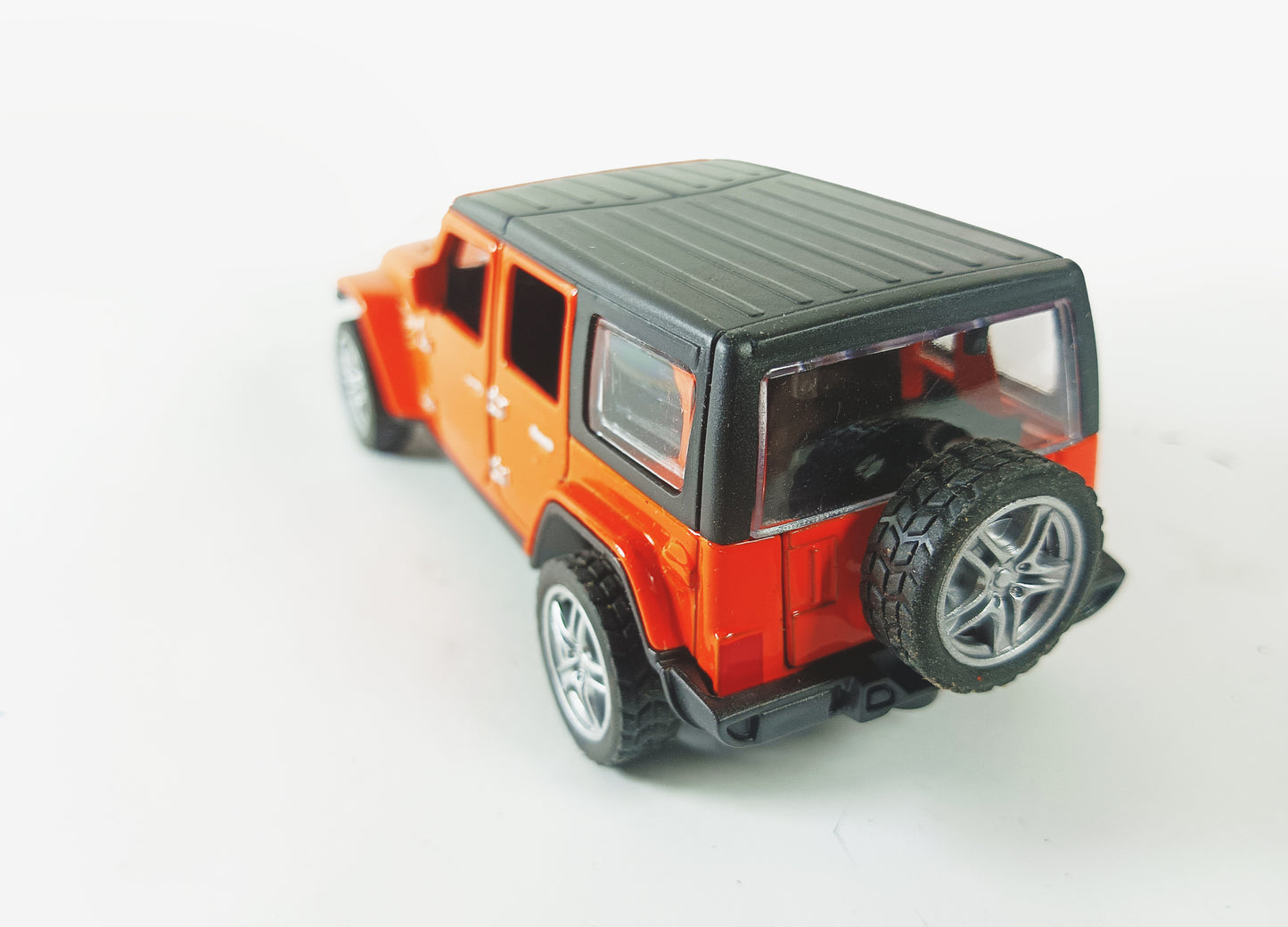 Diecast Mini Scale Off-Road Jeep Red