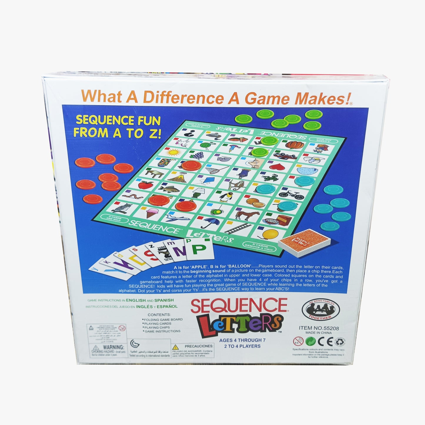 Sequence Letters β Fun Alphabet Learning Board Game for Kids (Ages 4-8)