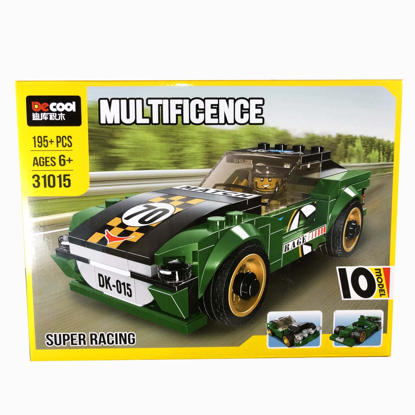 LEGO Multificence "Super Racing Series" - 10-in-1Model Building Kit