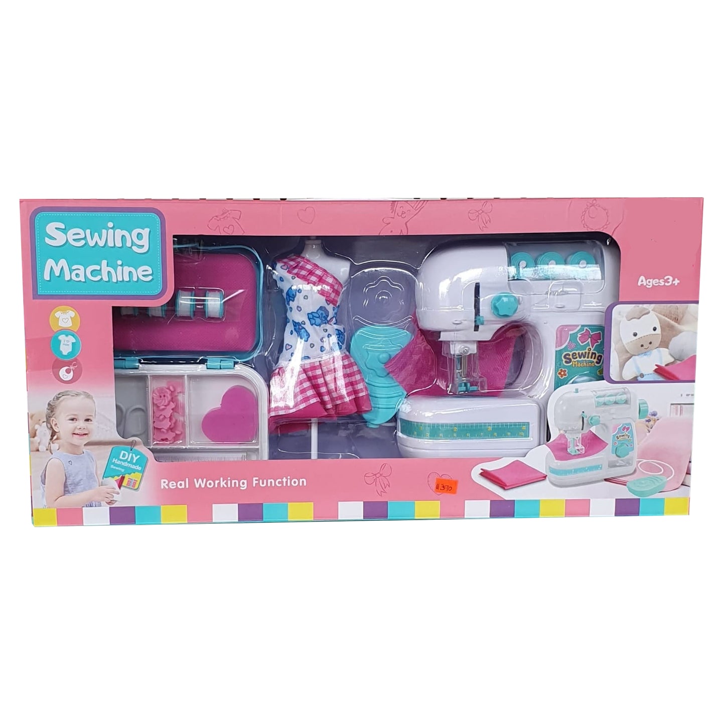 Sewing Machine Set for kids real working functions