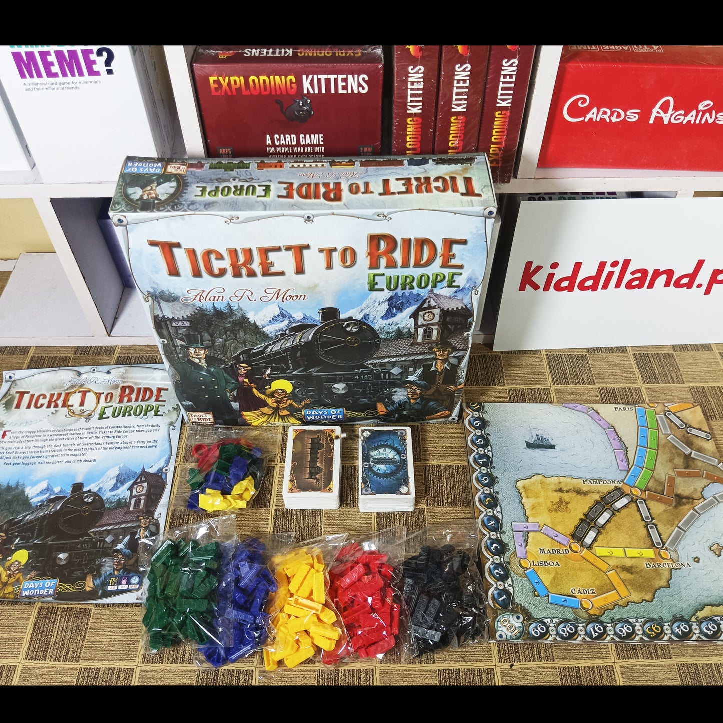 Ticket to Ride: Europe Edition Board Game