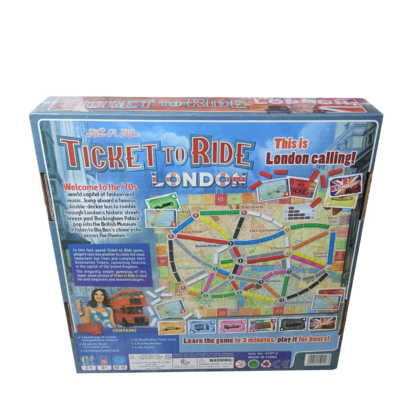 Ticket to Ride: London β Fast-Paced Board Game Set in 1970s London