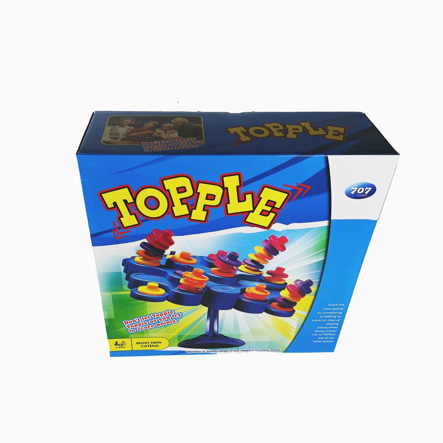 Topple The Balanced Stacking Game