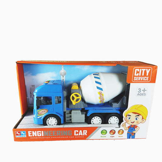 City Service Engineering Inertia Driven Construction Vehicle for Kids