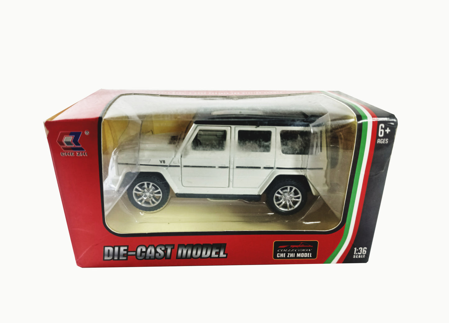 Die-Cast Model of G-Class Mercedes (White)