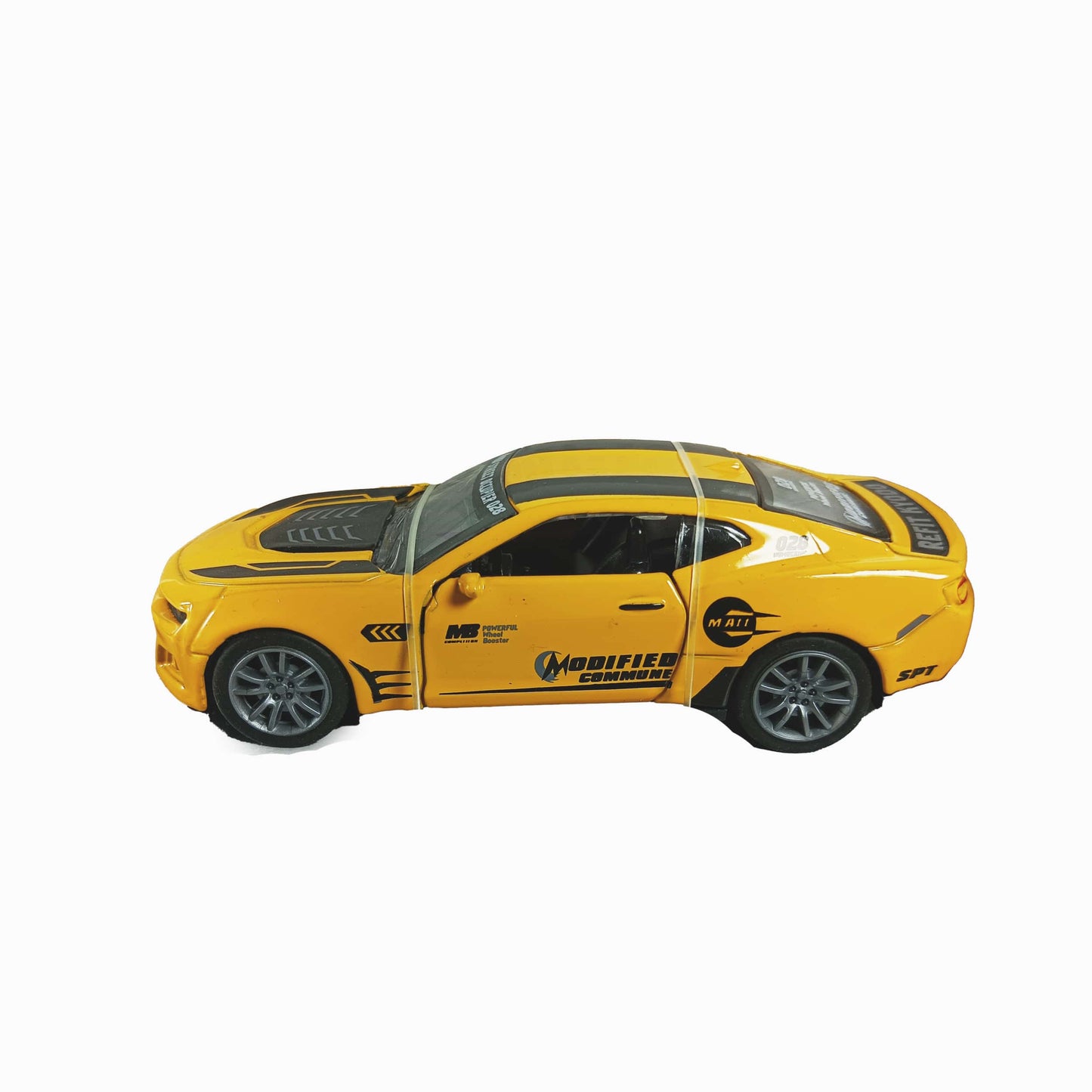 Yellow GT Sports Car Die-Cast Model