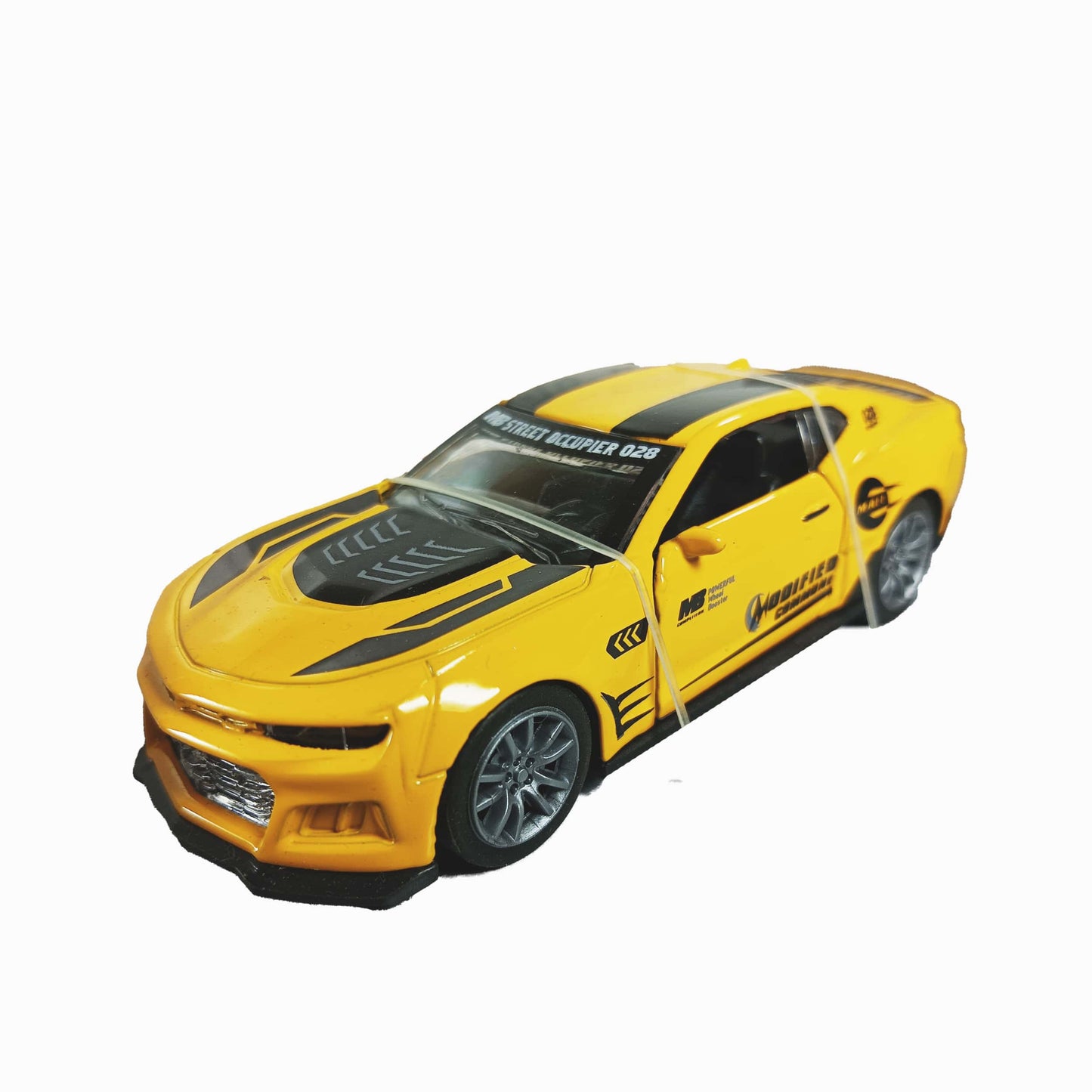 Yellow GT Sports Car Die-Cast Model