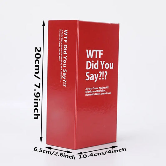 WTF Did You Say?!? Party Card Game 18+