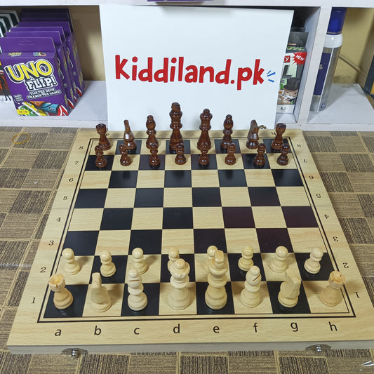 Premium 15.35” Magnetic Wooden Chess Set – Folding & High-Quality Design