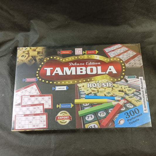 Deluxe Tambola (Housie) Party Game – Laminated Board Edition