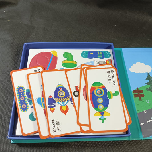 Traffic Magnet Puzzle Game – Build & Learn (3+ Years)